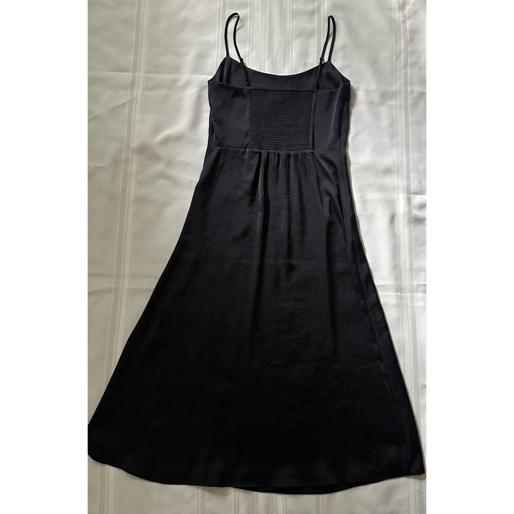 Aritzia Wilfred Affogato Midi Slip Dress Women’s Black Noir Size 4 NWT - Picture 10 of 16